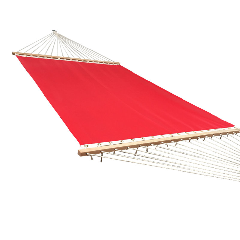 Hamac à barre d'écartement double, rouge
