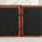 Armless Sofa Velvet- Red