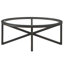 Table basse moderne simple en verre, table basse en verre trempé, table basse moderne pour terrasse de salon-400609643