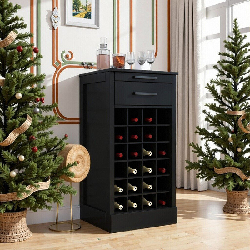 Buffet modulaire pour bar à vin avec rangement