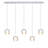 Veroniza 5 - Light Chrome Kitchen Island Pendant