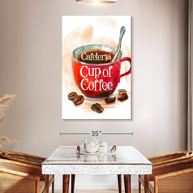 Yarlin Cafeteria Coffee Sign, 30" H x 20" W
