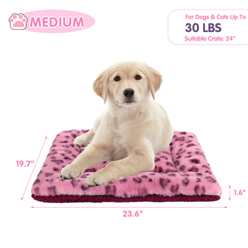 Tapis de caisse pour animal en peluche, Moyen (l 23,6 po x P 19,7 po x H 1,57 po)