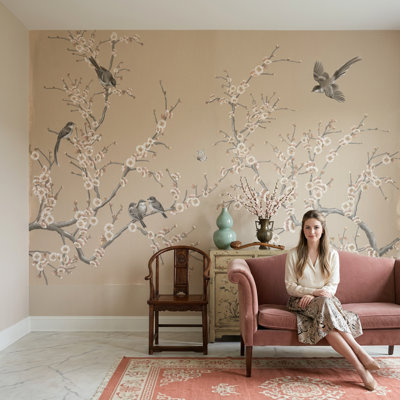 Décoration murale cerisier floral