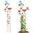 Bird Baths with Trellis for Climbing Plants Outdoor