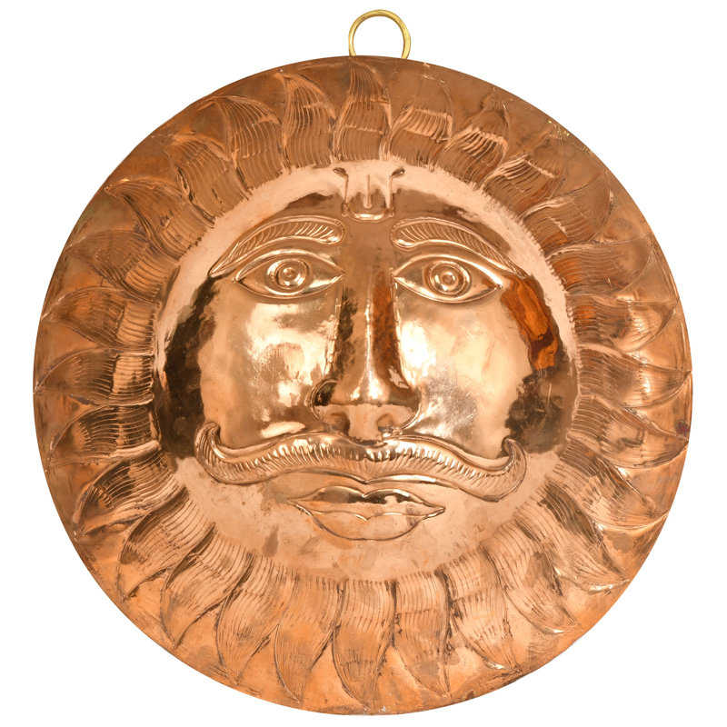 Statue murale en cuivre Lord Surya