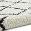 Machine Woven White/Black Rug-70523303