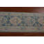 Tapis de couloir bleu Oushak