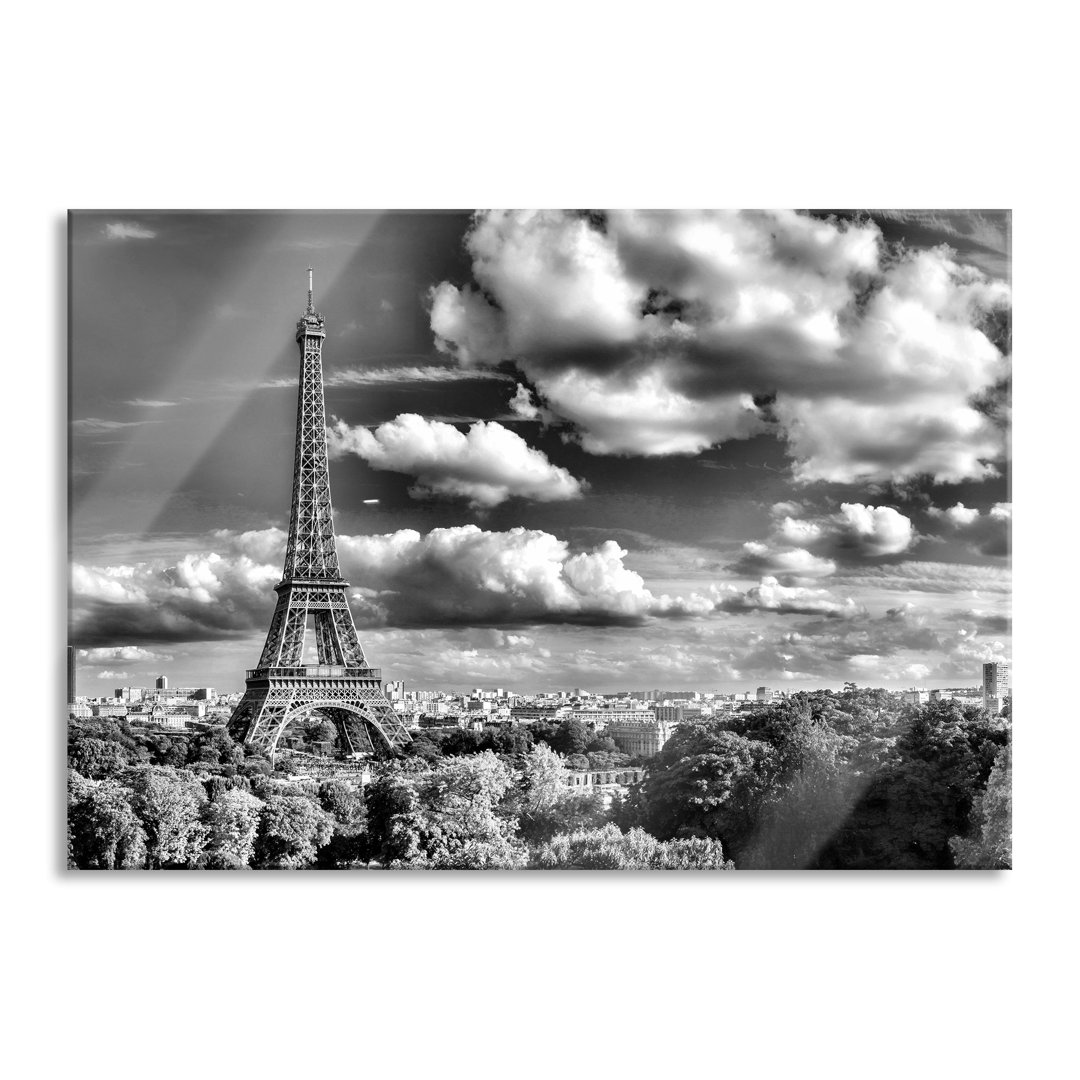 Glasbild Giant Eiffel Tower, Paris