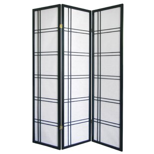 50" W x 70" H Girard 3 - Panel Solid Wood Folding Room Divider