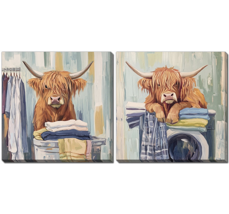 More Laundry Canvas Wall Art Set