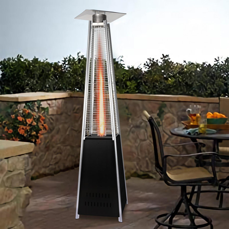 Chauffe-terrasse au propane 42 000 BTU, Noir