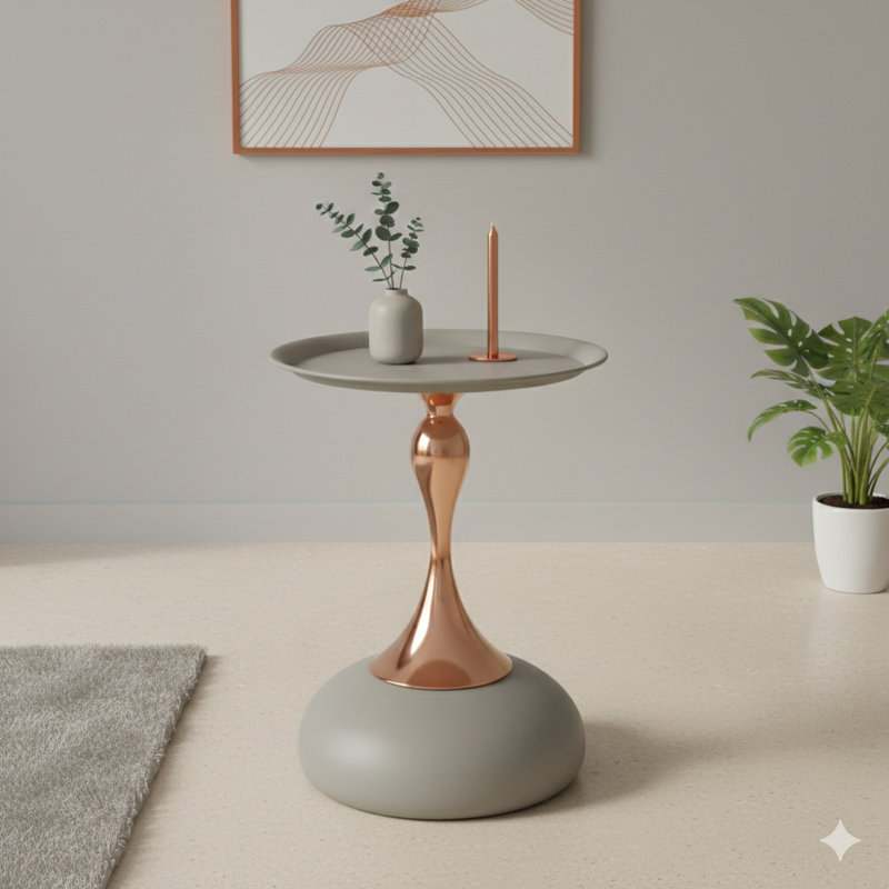 Table d'appoint ronde, table d'appoint Mermaid