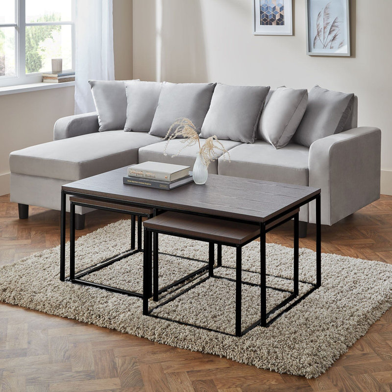 Kalyssa Frame Coffee Table, Chrome