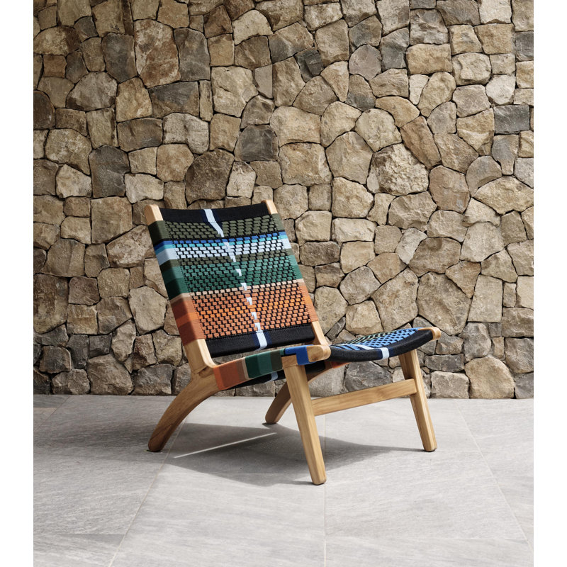 Masaya Lounge Chair, Mot Mot Manila, Teak