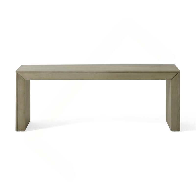 Acacia Wood Dining Bench, Taupe