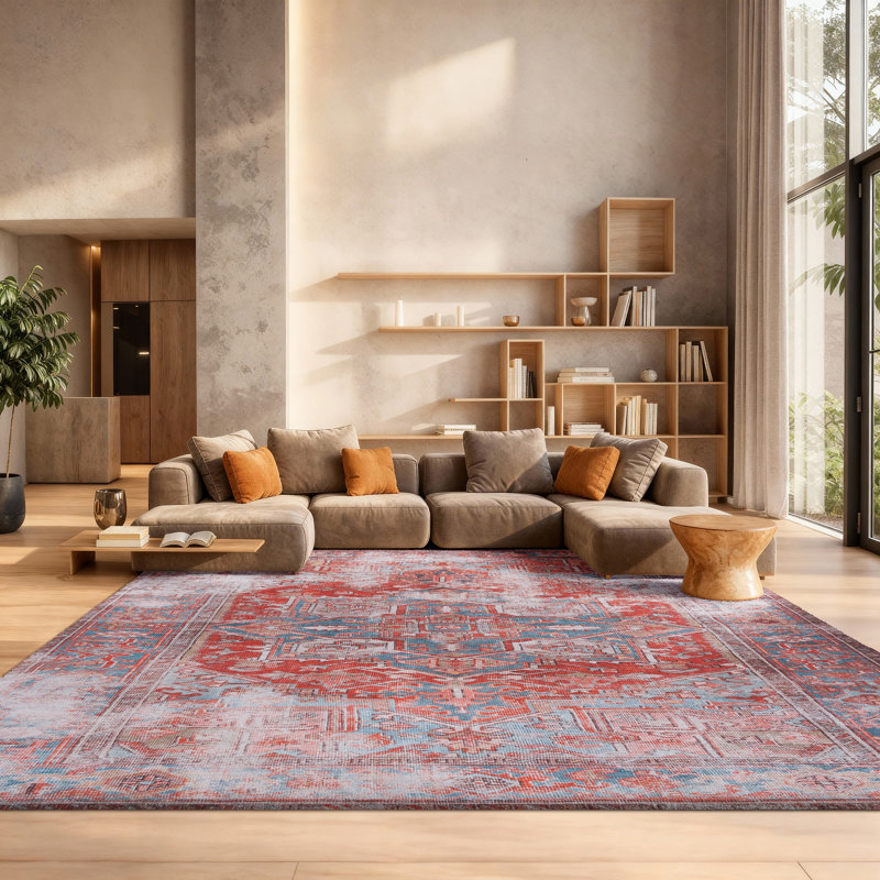 Tucson Performance Machine Washable Oriental Rug, Rectangle 8' x 10'