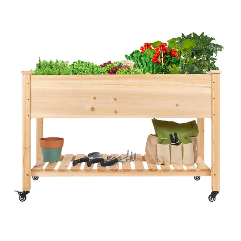 Jardinière surélevée avec pieds et jardinière