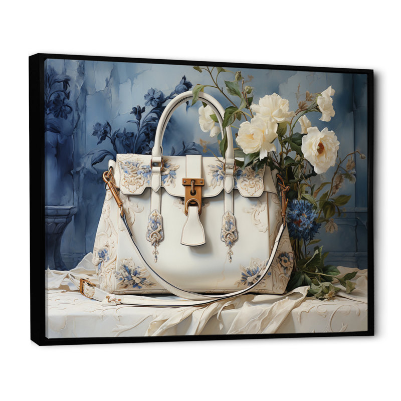 Balenciaga Monochromes I, reproduction d'art sur toile, H 12 po x l 20 po x P 1 po, Cadre flottant noir