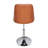  Akron Swivel Vanity Chair, Height Adjustable Makeup Chair, Faux Leather Vanity Stool, Accent Chair With Chrome Frame For Makeup Room, Living Room,Brown-1683327612-1704670954