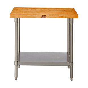 24'' W Wood Top Height-Adjustable Workbench