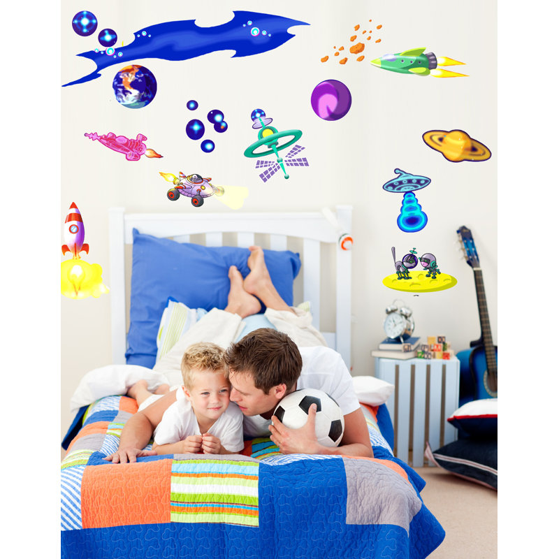 Décalcomanie murale multi-pak space