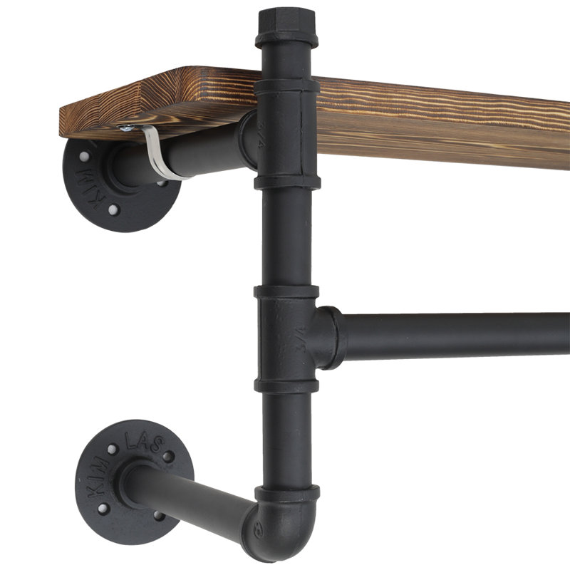 Industrial Pipe Shelves