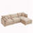 3-Seater Comfy Cloud Couches with Movable Ottoman-1405754214