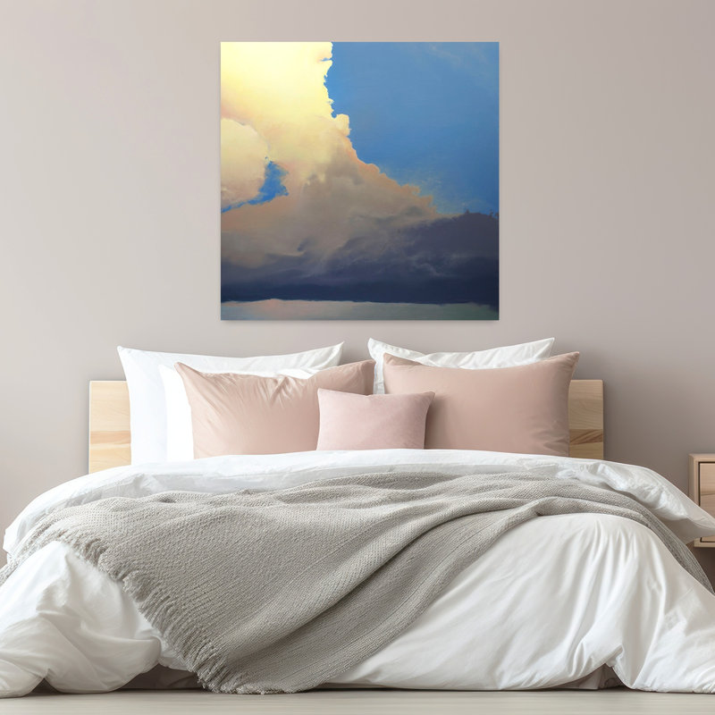 Ascension, contemporain, paysage abstrait, art naturel, H 32 po x l 32 po