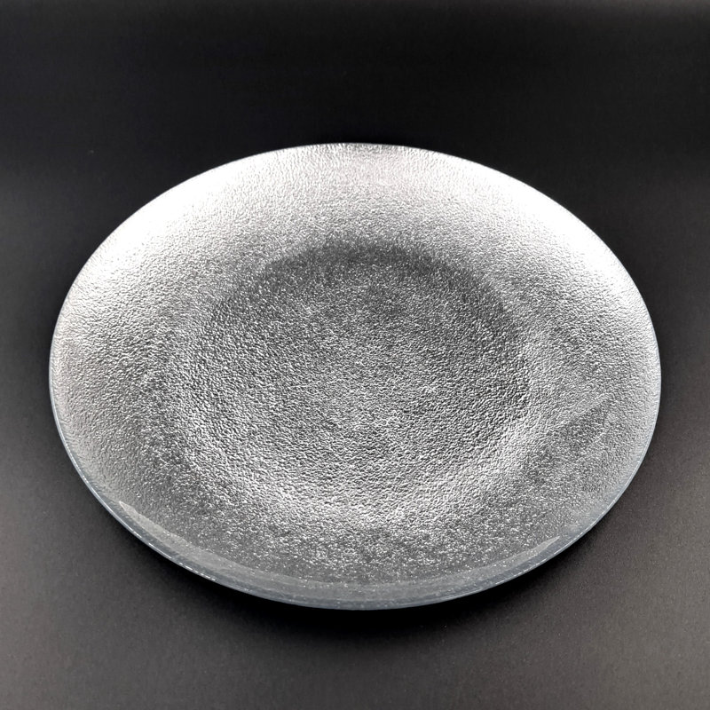 Assiette plate 11 po Aura, Argent