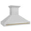 48" ZLINE Autograph Edition Fingerprint Resistant Stainless Steel Range Hood with Fingerprint Resistant Stainless Steel Shell-931479939