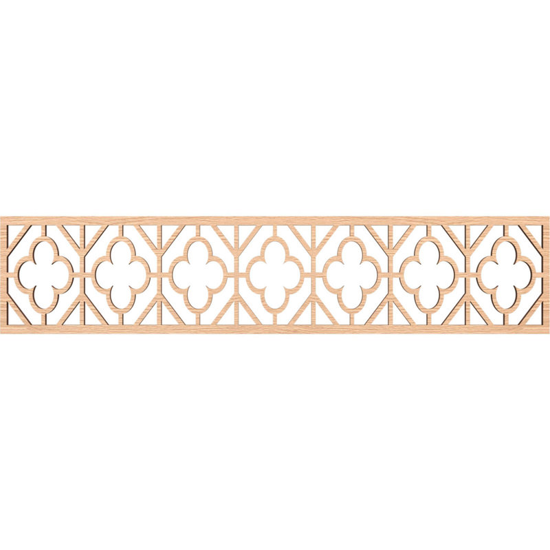 Moulure Hazelton, Chêne rouge, H 10 po x l 46,75 po x P 0,375 po