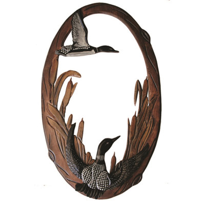 LeLand Wood Flat Wall Mirror