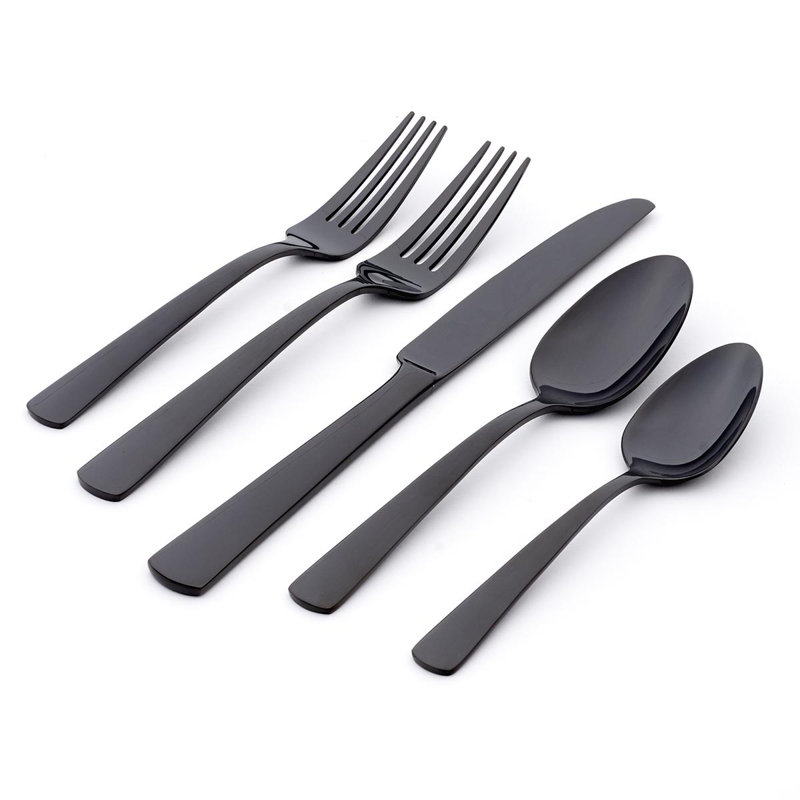 Oneida Oneida Aptitude Glossy Midnight 20 Piece Set, Service for 4