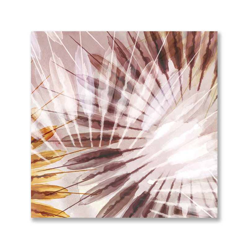 Nature's Feathers Machine Woven Abstract Comforter, Queen