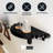 Premium Half Moon Pool Cue Wall Shelf-34056305