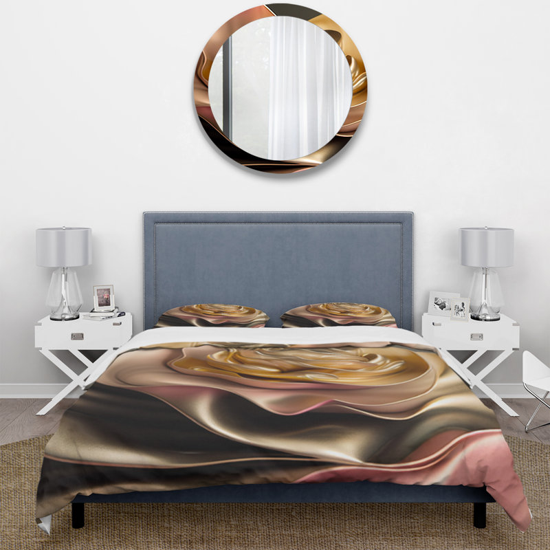 Ensemble de housse de couette rétro en microfibre / polyester, Housse de couette pour très grand lit et 2 très