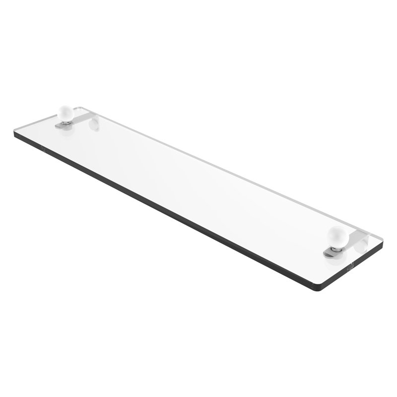 Tablette murale Morosini, 22 po, Blanc mat