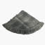 Vickerman Plush Black Velvet Christmas Tree Skirt-51017265-35819862
