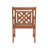 Aleha Solid Wood Outdoor Dining Armchair