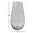 Cole and Grey Glass Wide Clear Decorative Vase-1395988088