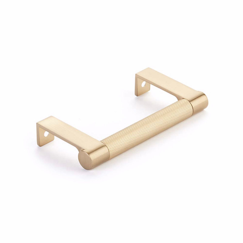 Select Cabinet Edge Pull Finger Pull, Satin Brass