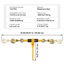 Chain Binder Ratchet Load Binder 1/4"-5/16" 2600 lbs for Tie Down 2 Pack