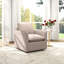Fauteuil demi-tonneau pivotant à coussins amovibles Hylee-1900687023-1885804331