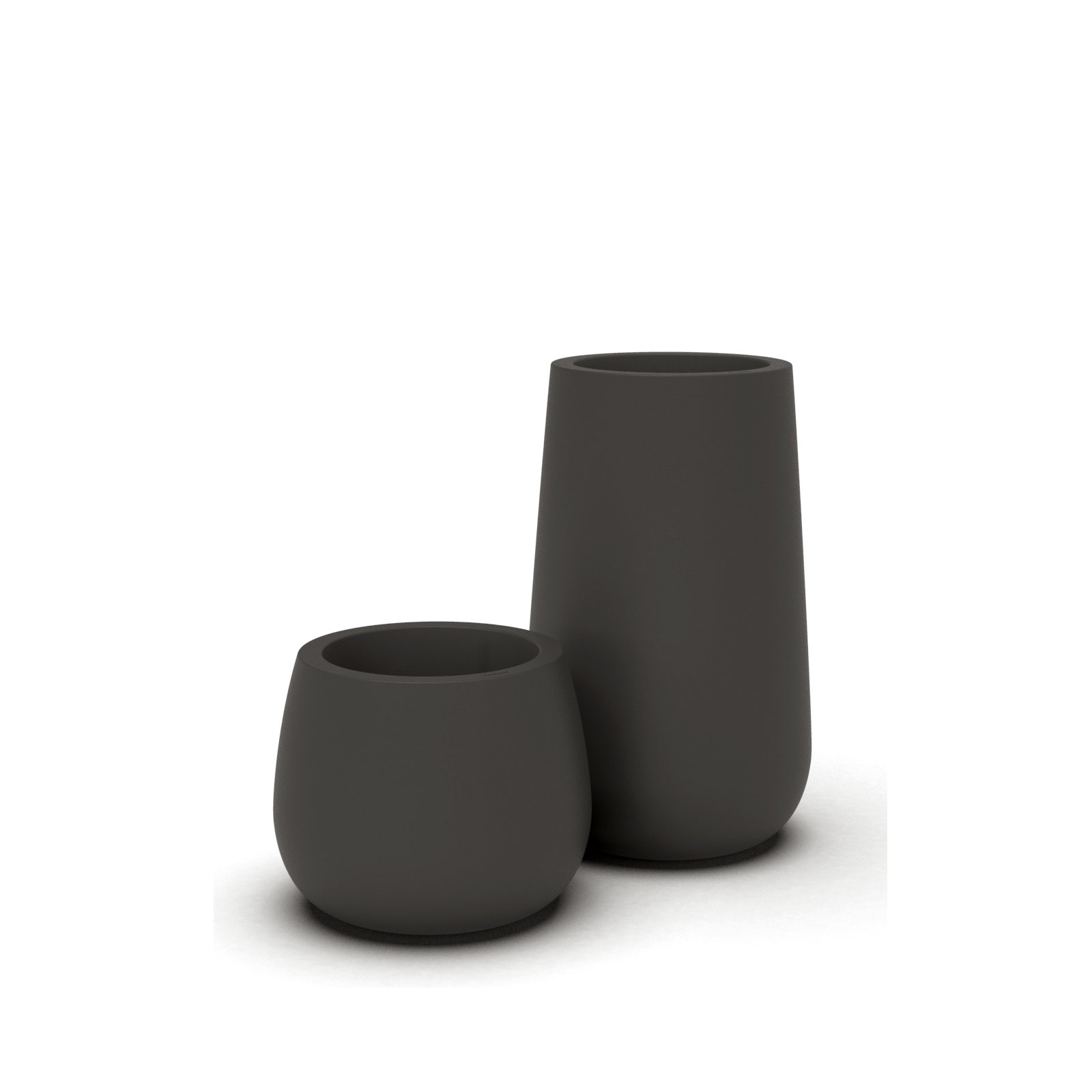 Kisha Pot Planter, Anthracite