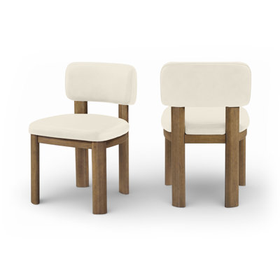 Chaise rembourrée en cuir Paloma