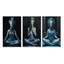 Blue Yogini Meditation Spiritual Grace - 3 pièces-1621755256-1621755261