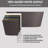 67'' x 30'' Acrylic Freestanding Bathtub Contemporary Stand Alone Deep Soaking Tub with Center Drain-94375458