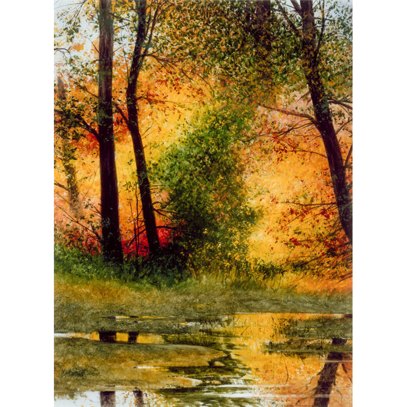 Crimson Season Print by Dominguez, Miguel, 30'' H x 23'' W