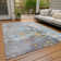 Machine Washable Indoor/Outdoor Claudian ACN1234 Granite Rug